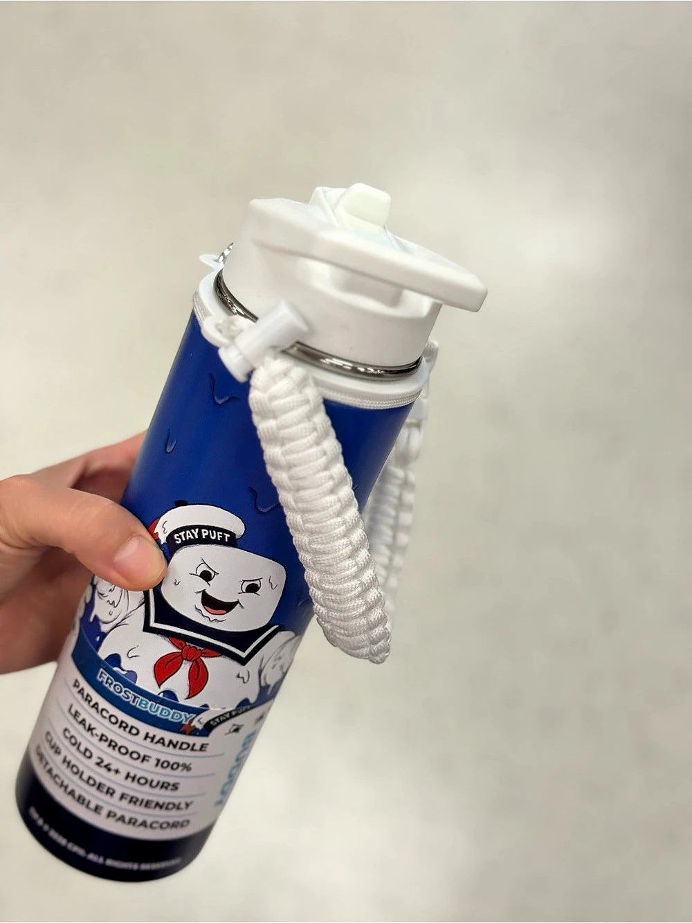 Frost Buddy Stay Puft Marshmallow Man Buddytag Blue & White Like New